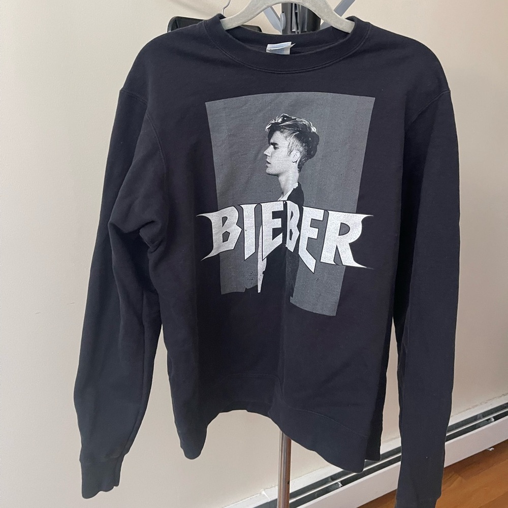 Black Bieber Graphic Sweatshirt
